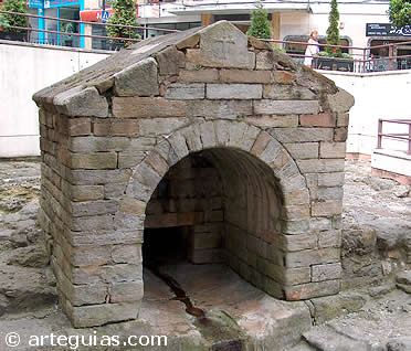 Fuente de la Foncalada en Oviedo