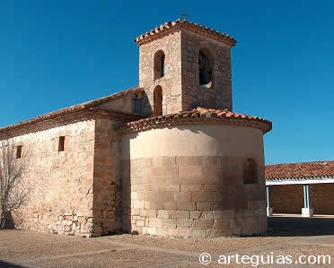 Ermita de Gallocanta, en la provincia de Zaragoza, muy cerca de Teruel