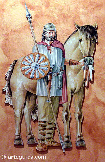 Guerrero celta de la Edad del Hierro