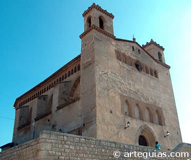 La iglesia de Santas Justa y Rufina de Maluenda es uno de los mejores representantes del mud&eacute;jar de la Comarca del Jiloca