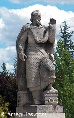 Estatua de Mart&iacute;n Antol&iacute;nez en Burgos
