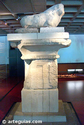 Arte Ib&eacute;rico: Pilar-Estela del Museo Arqueol&oacute;gico de Elche