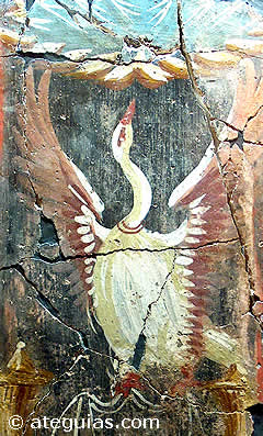 Pintura de la Casa romana de la Fortuna de Cartagena