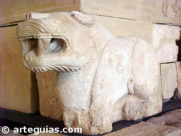 Piezas escult&oacute;ricas del Monumento de Pozo Moro (Arte Ib&eacute;rico)