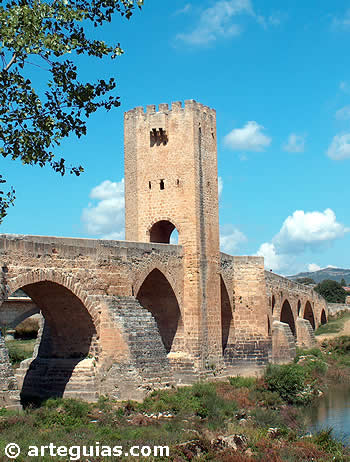 Espectacular puente de Fr&iacute;as (Burgos)