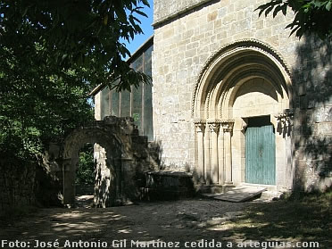 Iglesia del Monasterio de Santa Cristina de Ribas de Sil en la Ribera Sacra