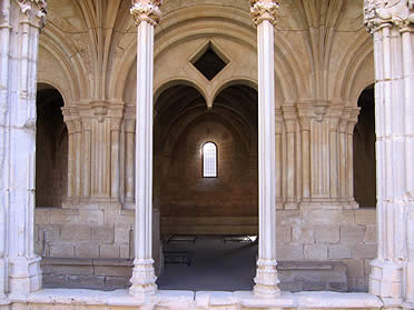 Catalu&ntilde;a cisterciense: sala capitular del Monasterio de Santes Creus