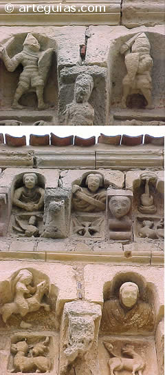 Cornisa de la iglesia de Sotosalbos