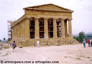 Templo griego. Orden d&oacute;rico