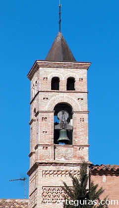 Velilla de Jiloca. Torre de la iglesia de San Juan Bautista
