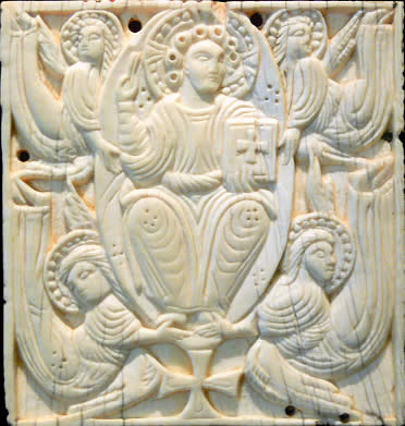 Marfil altomedieval de origen anglosajón
