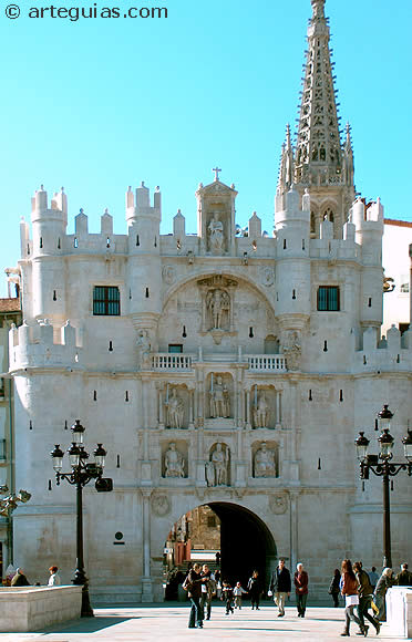Arco de Santa Mar&iacute;a de Burgos