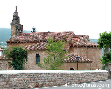 Iglesia de B&aacute;rcena de Pie de Concha. Comarca del Besaya