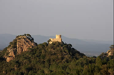 Castillo de Farners, en Santa Coloma de Farners (Girona)