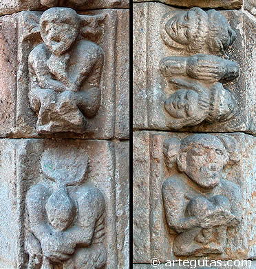 Figuras de las jambas interiores
