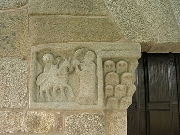 Capitel izquierdo de San Xes de Francelos