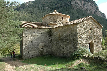 Fachada occidental de Sant Pere de Graudescales