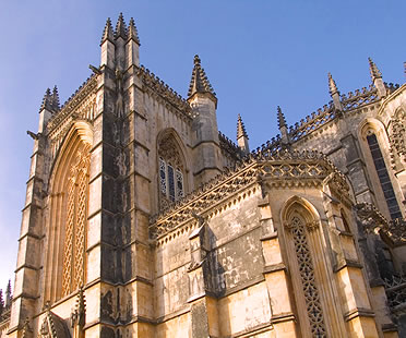 Iglesia del Convento de Batalha, joya del g&oacute;tico de Portugal