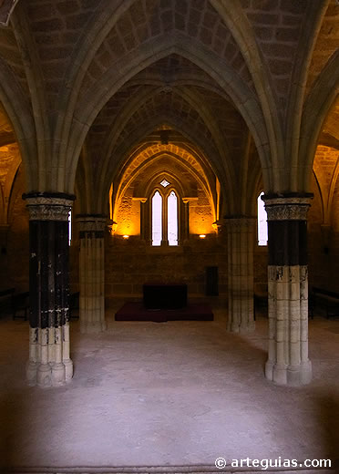 Sala Capitular del Monasterio de Piedra
