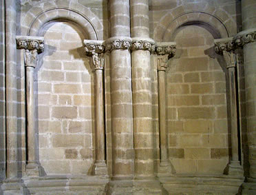 Detalle del Palacio de los Reyes de Arag&oacute;n. Huesca