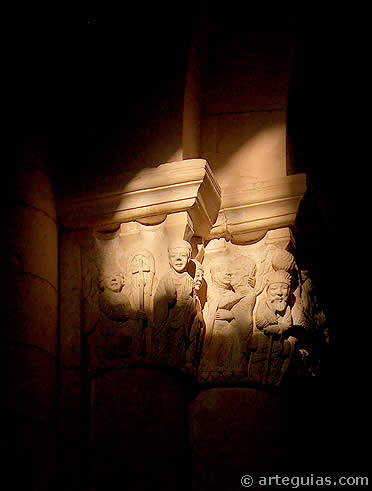 Fen&oacute;meno de la luz equinoccial en San Juan de Ortega