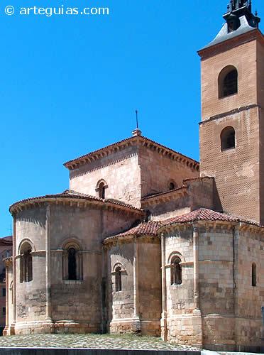 Magn&iacute;fica cabecera, cimborrio y torre de San Mill&aacute;n, Segovia