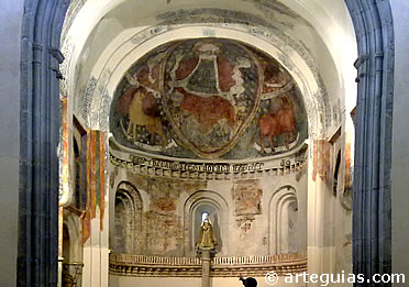 Pinturas murales de la iglesia de Santa Mar&iacute;a la Mayor de Ar&eacute;valo