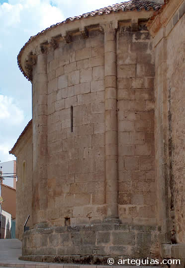 Iglesia de San Vicente de Almaz&aacute;n, Soria