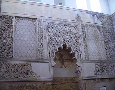 Interior de la sinagoga de Córdoba, una de las ciudades donde la presencia de judíos fue destacada