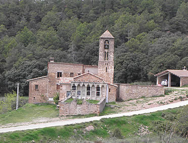 Campanario rom&aacute;nico de Santa Eulalia de Timoneda