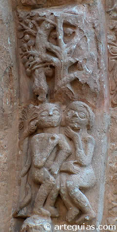 Pecado Original. Iglesia de Vallejo de Mena, Burgos
