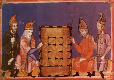 Ocio medieval: juego de alquerque