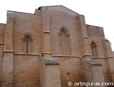 Cabecera de la iglesia de Santa Mar&iacute;a la Blanca