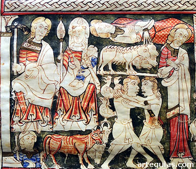Otra ilustraci&oacute;n de la Biblia rom&aacute;nica de Burgos