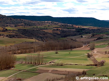 Paisaje invernal desde Brihuega