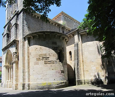 Est&iacute;baliz: parte de la cabecera y brazo sur del transepto