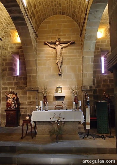 Cabecera de la iglesia