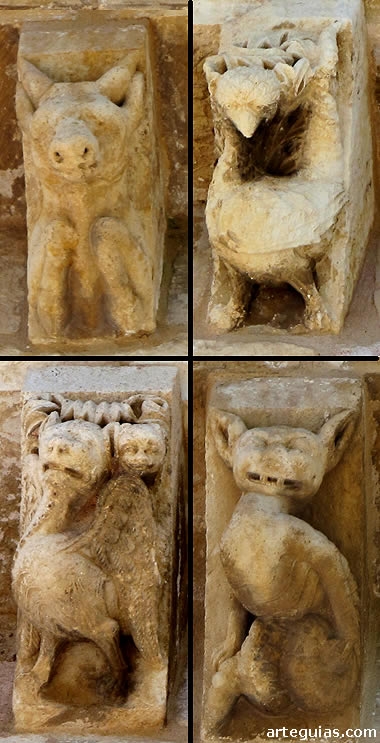 Canecillos zoomorfos