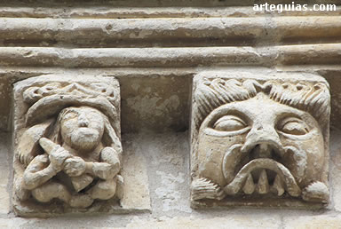 Canecillos de aspecto inquietante