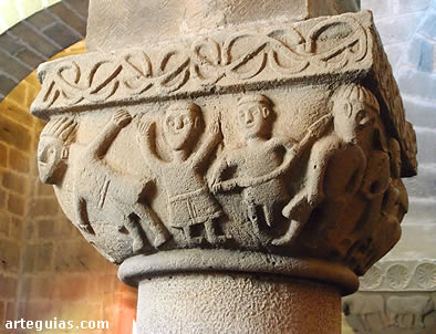 Capitel de San Pedro de Teverga, siglo XI