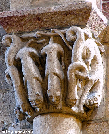 Capitel interior de San Vicente, &Aacute;vila