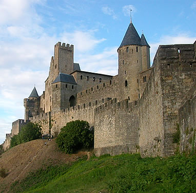 Parte de la muralla de Carcasonne