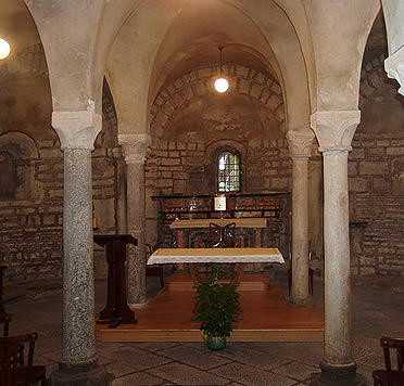 San Carpoforo de Como: cripta