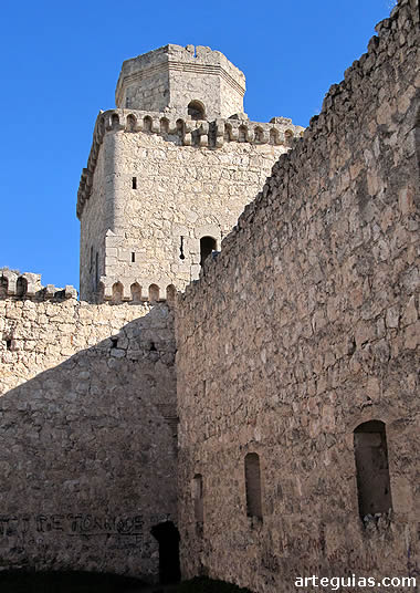Interior del castillo