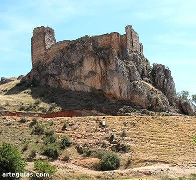Castillo de Berdejo, Zaragoza: costado norte