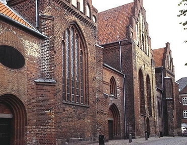 Fachada meridional de la Catedral de Haderslev
