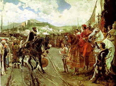 Cuadro de la entrega de las llaves de Granada, de Francisco Pradilla