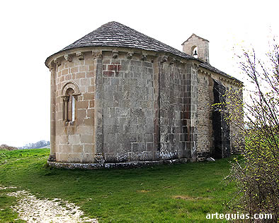 Santa Catalina de Azcona desde el noreste
