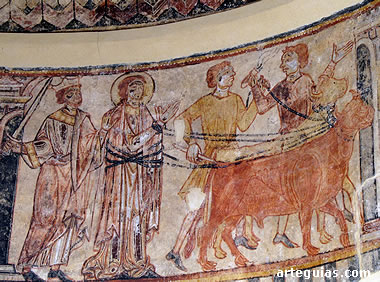 G&oacute;tico Lineal: pinturas de la iglesia de Osia. Museo Diocesano de Jaca