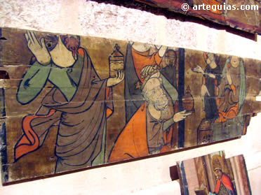 Pinturas sobre tabla perteneciente al G&oacute;tico Lineal. (Santa Mar&iacute;a de Riaza, Segovia)